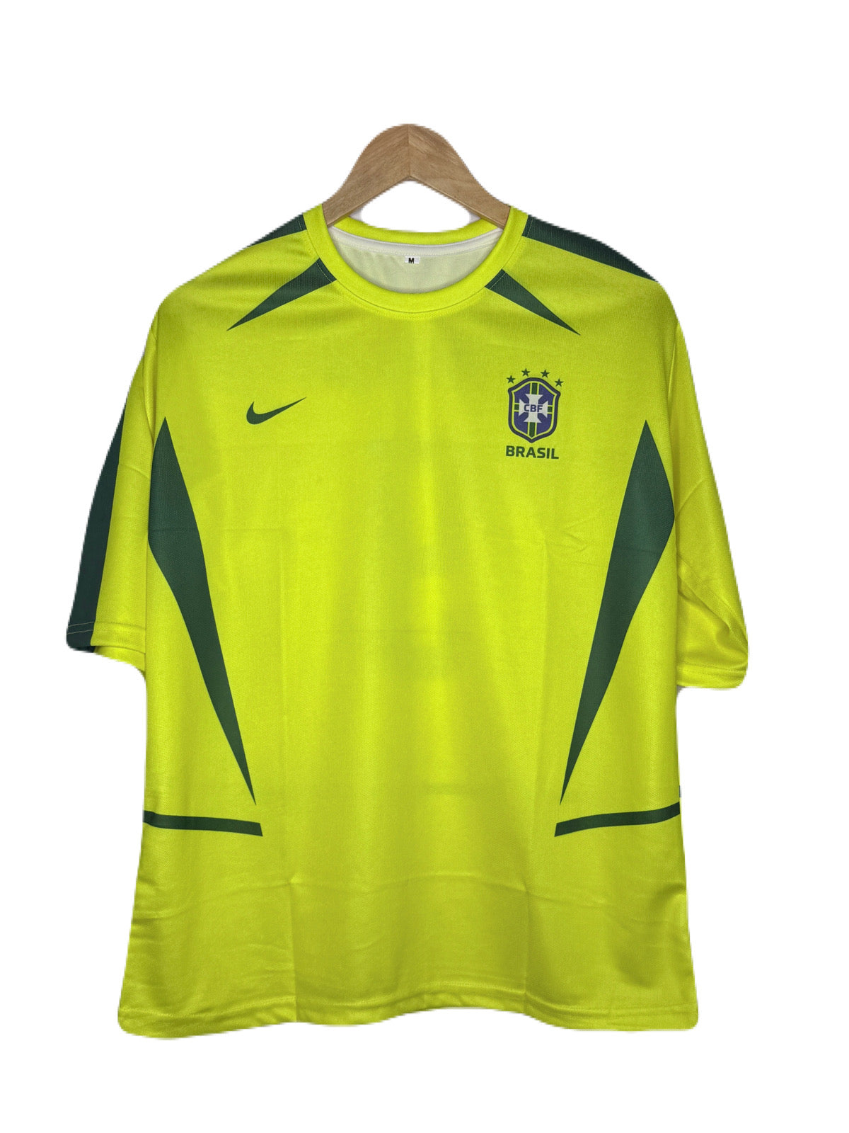 Brazil 2002 Home Kit Ronaldo Five Sleeve - bmg store