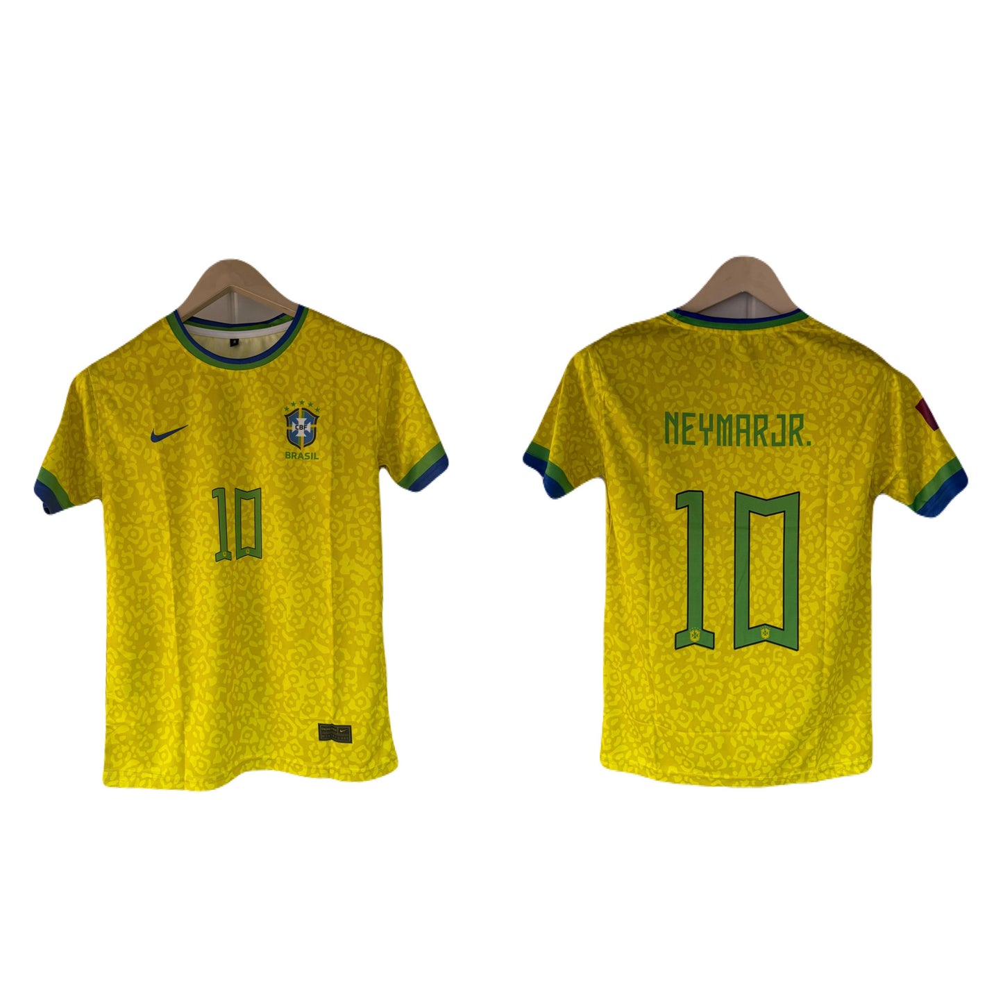 Brazil 2022 World Cup home kit Neymar jr Half Sleeve Sublimation - P1625