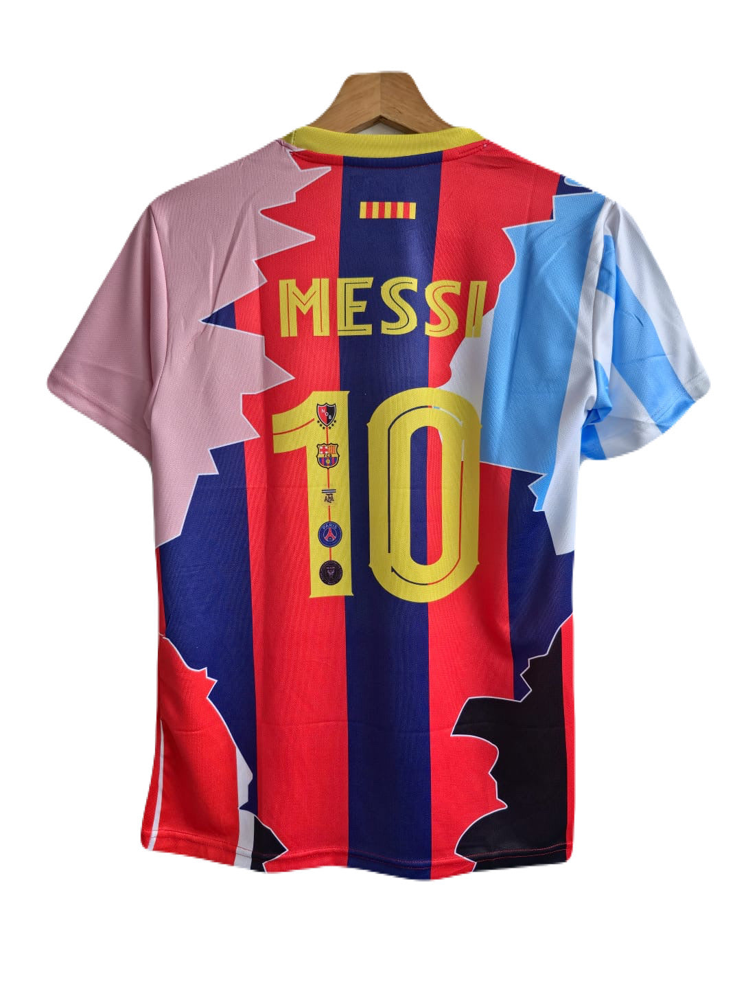 Leo messi all time club jersey embroidery Limited edition P348