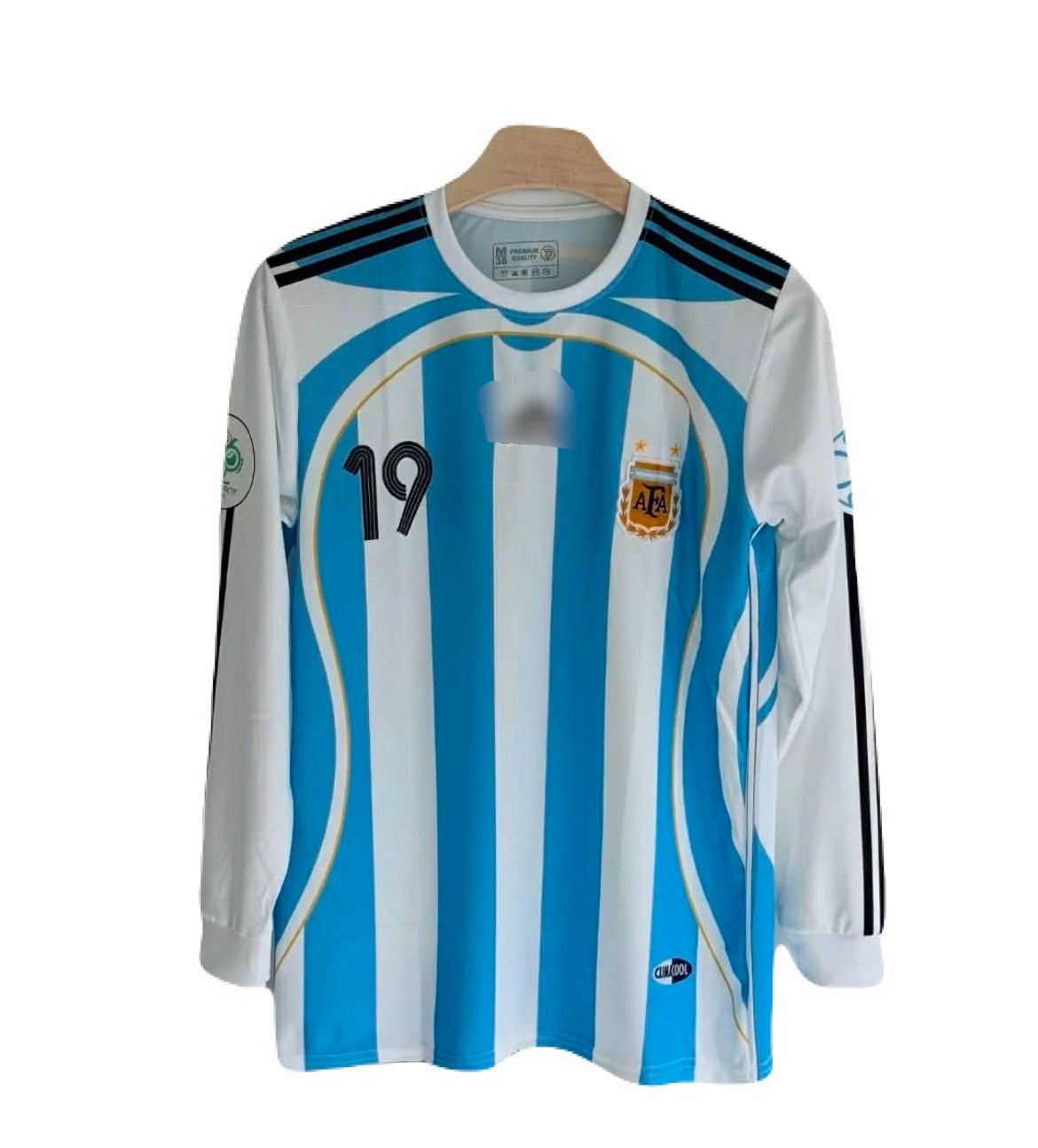 Best retro jersey Argentina 2006 home full sleeve sublimation messi P157