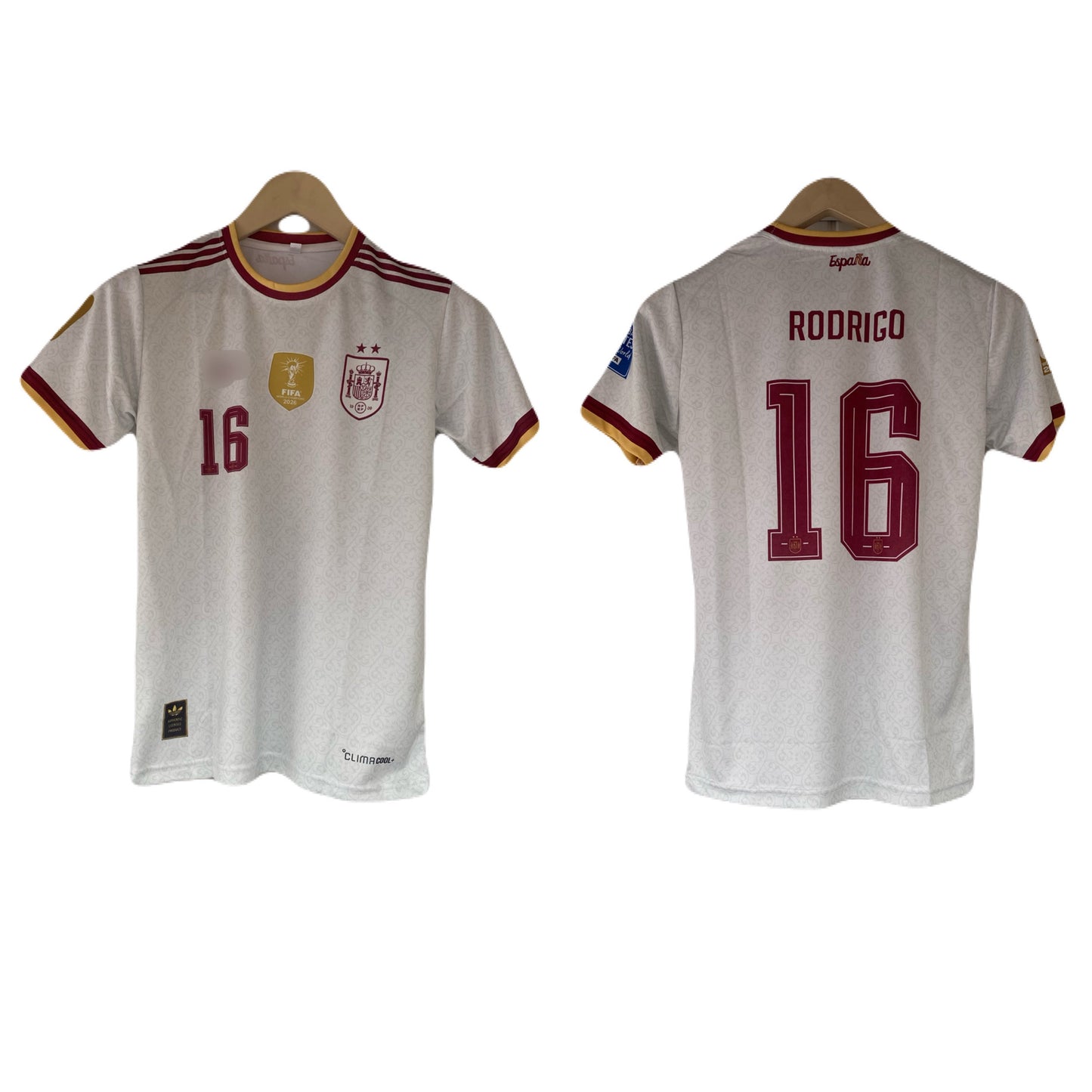 Rodrigo  Spain 2 star 2026 away Jersey  - P2257