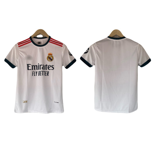 Real madrid 2026/27 home plain back kit Half Sleeve embroidery Jersey - P2328
