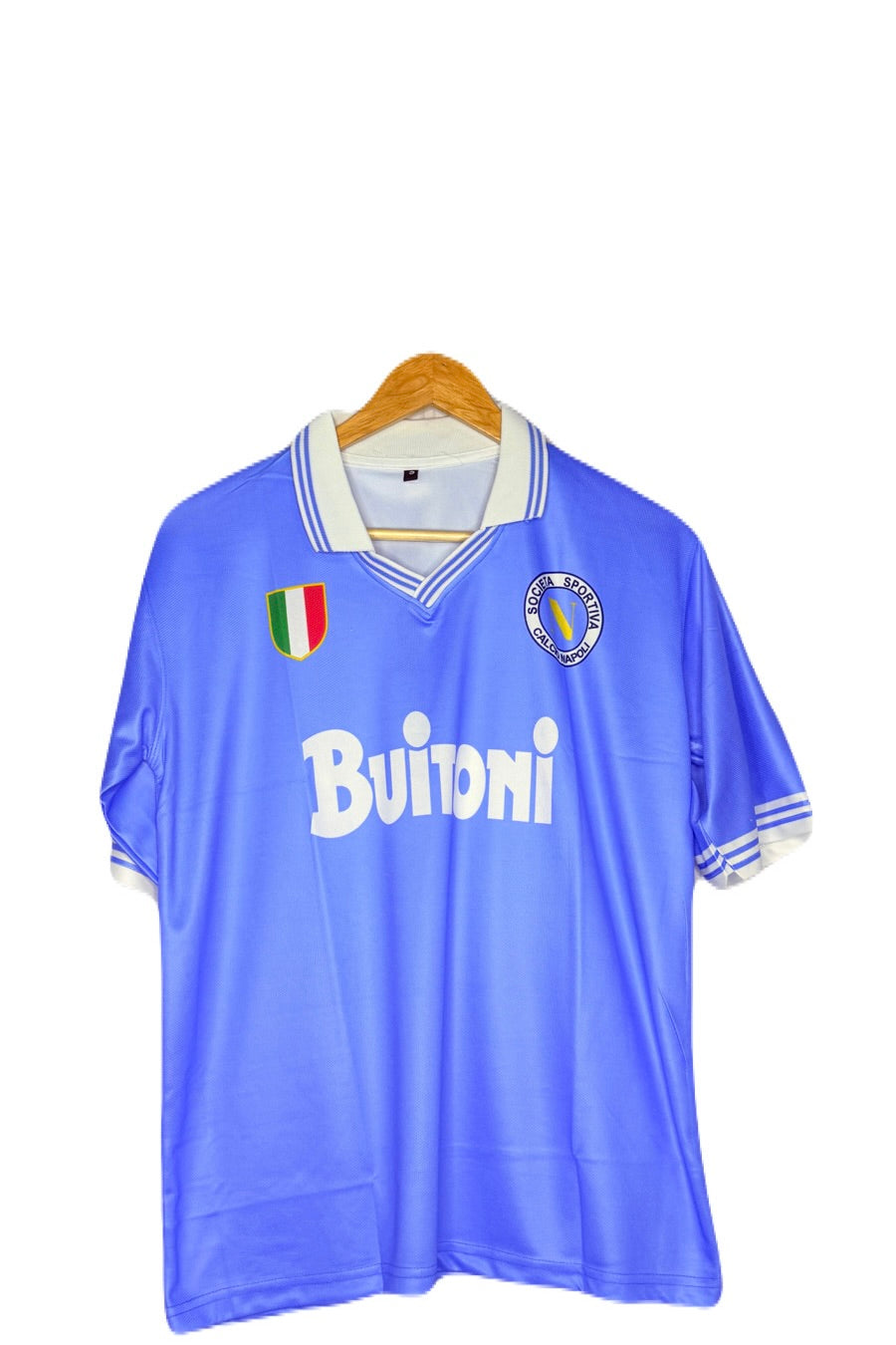 Napoli 1995 Home Kit Maradona Five Sleeve - bmg store