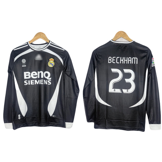 Real Madrid 2006-07 Away Kit Beckham Full Sleeve - bmg store