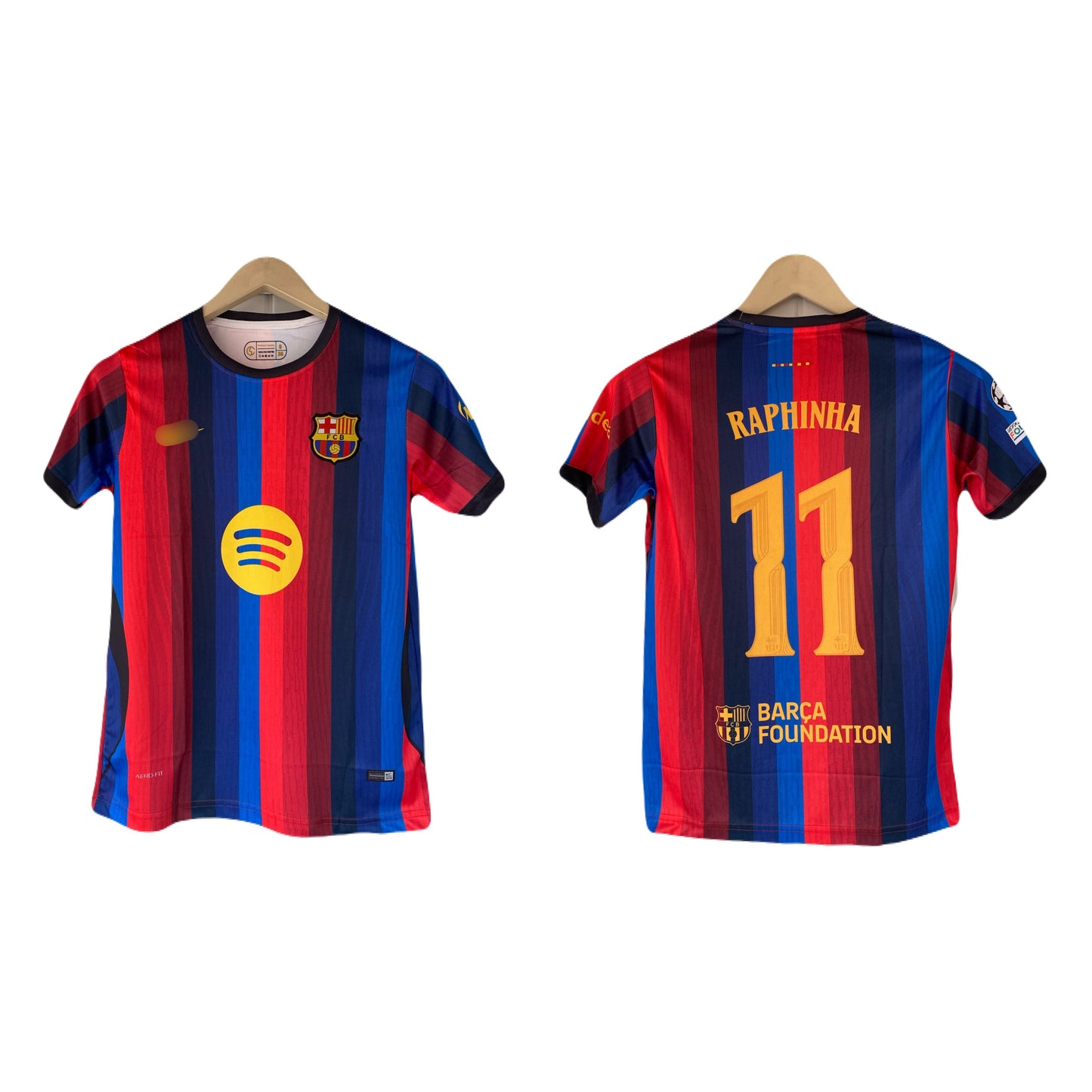 Raphinha Barcelona 2026-2027 Home Kit Half Sleeve - P2222