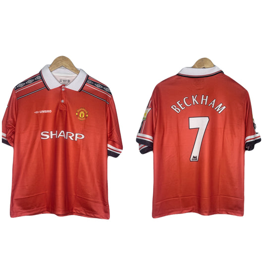 Manchester United Fc 1998-99 Home Kit Beckham Five Sleeve - P436 bmg store