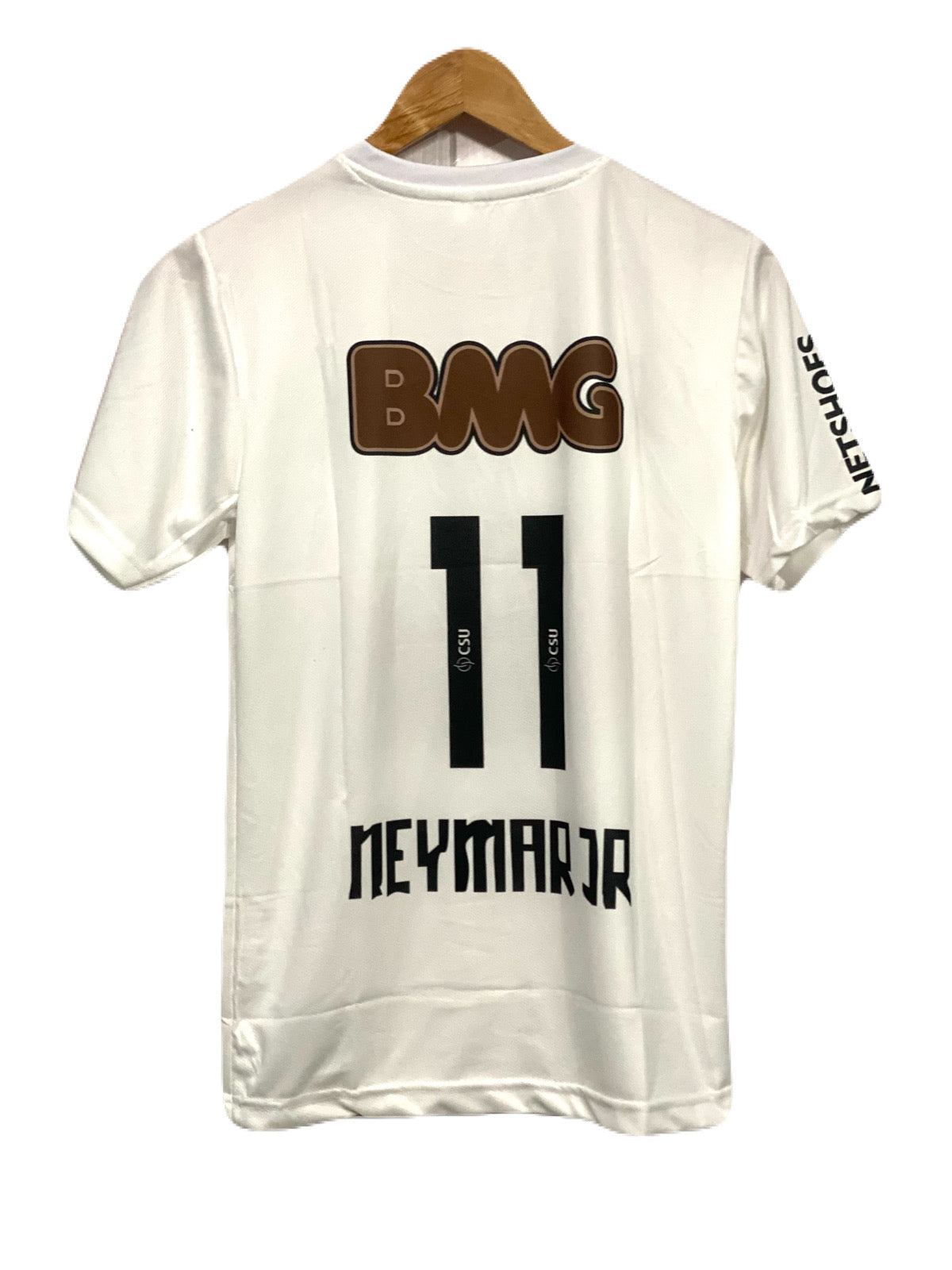 BEST RETRO JERSEY SANTOS NEYMAR WHITE HALF SLEEVE JERSEY - ms retro stroe