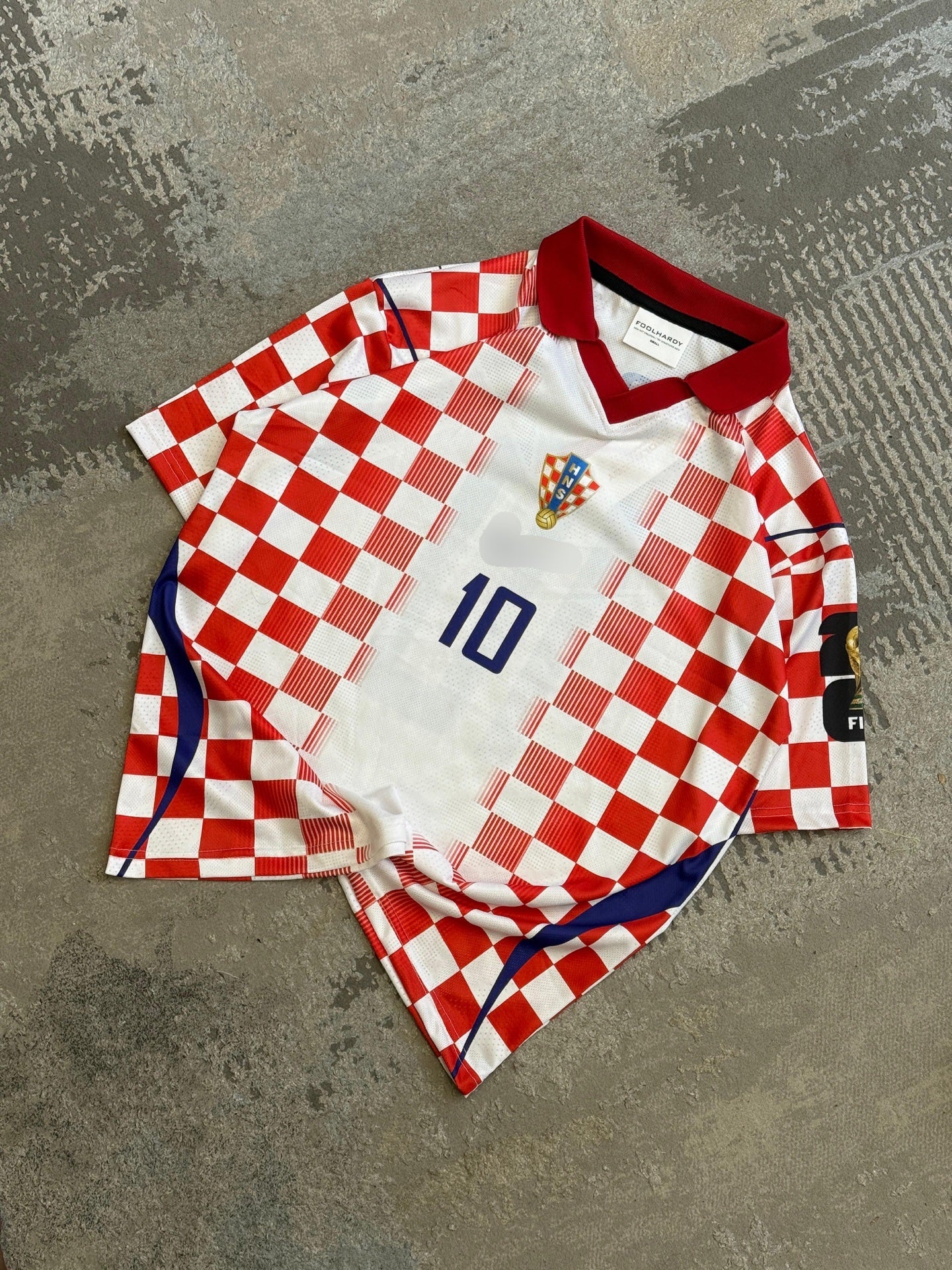 Modric Croatia 2026 Away World Cup  Premium Quality Collar Five Sleeve Sublimation  -