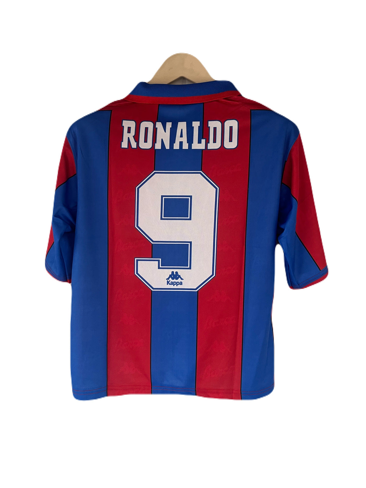 Ronaldo barcelona 1996/97 home five sleeve jersey - P2000