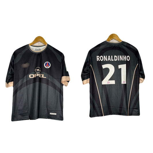 PSG 2000-01 Third Kit Ronaldinho Five Sleeve - P386
