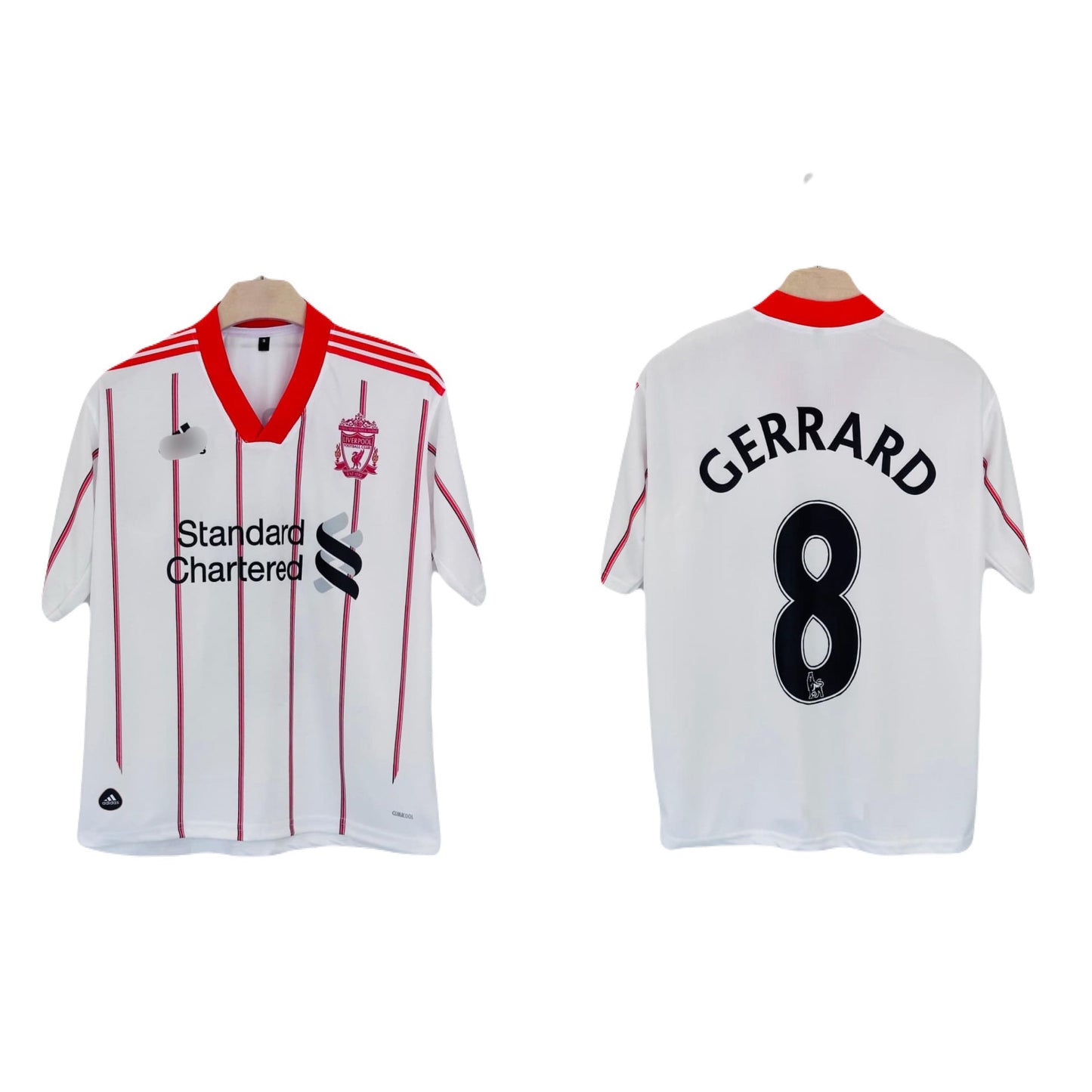 Gerrard Liverpool 2006 Away Five Sleeve Collar jersey -