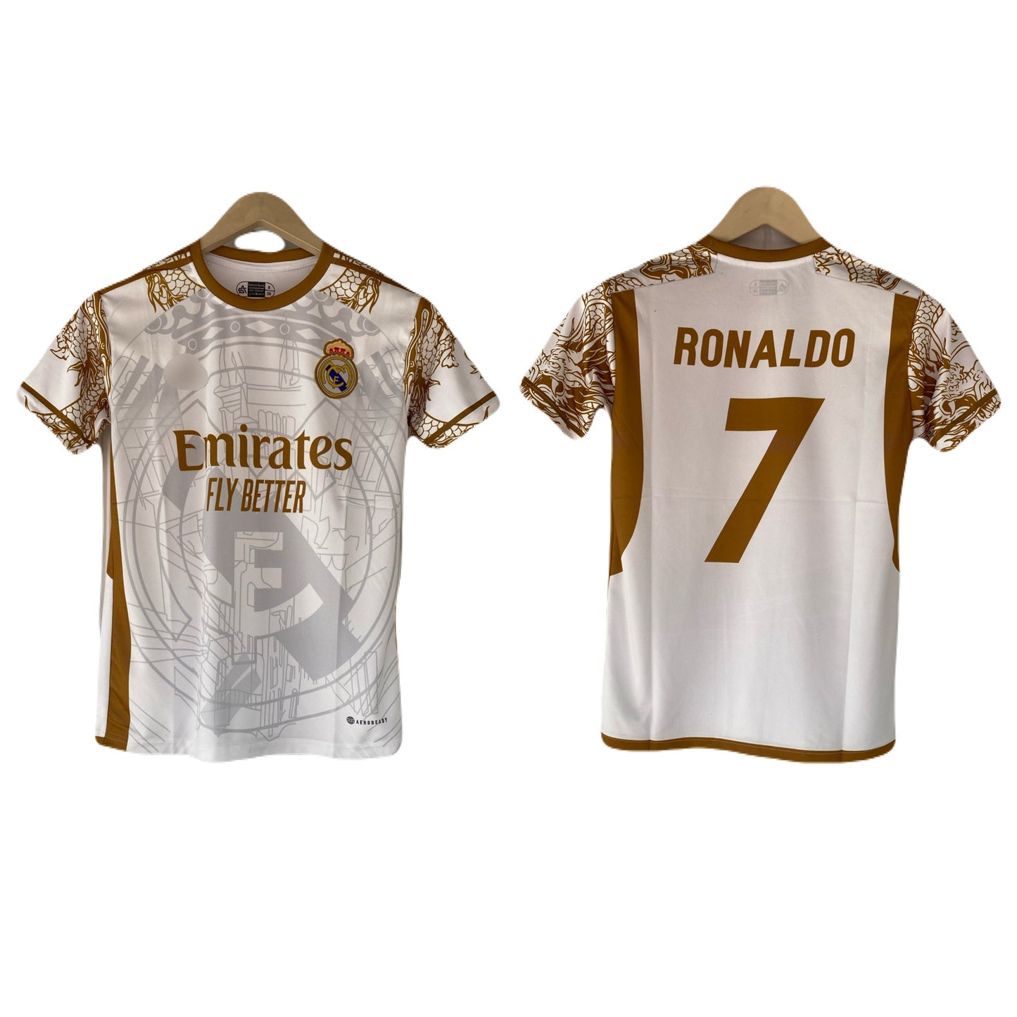 Ronaldo Real Madrid Half Sleeve Embroidery Jersey - P2309