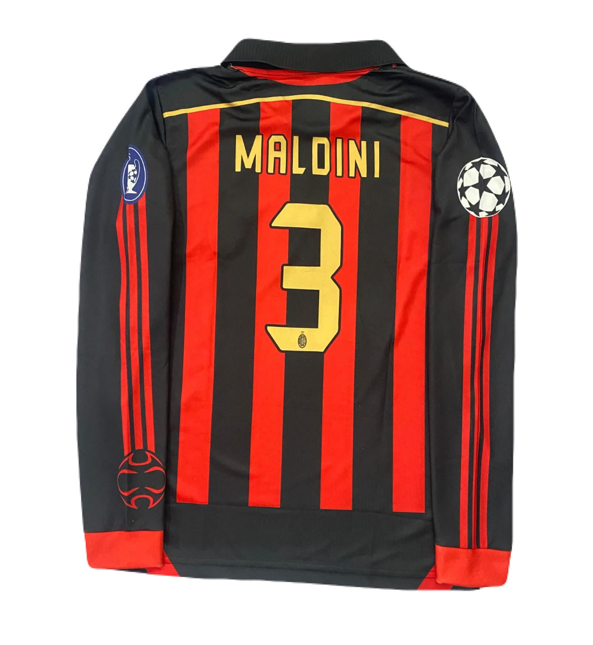 Ac Milan 2006/07 Home MALDINI Full Sleeve Collar Embroidery P420 | BMG STORE