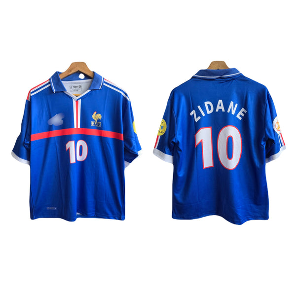 France 2000-01 home jersey Zidane Five Sleeve - P1335