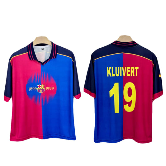Barcelona vintage 1999-2000 Home kit Kluivert - P767 bmg store