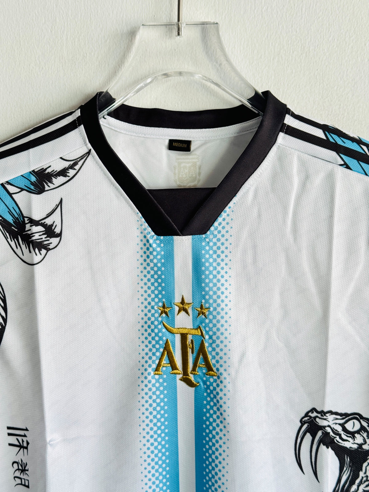 Messi Argentina Dragon Edition Half sleeve Embroidery - P2861 | BMG STORE