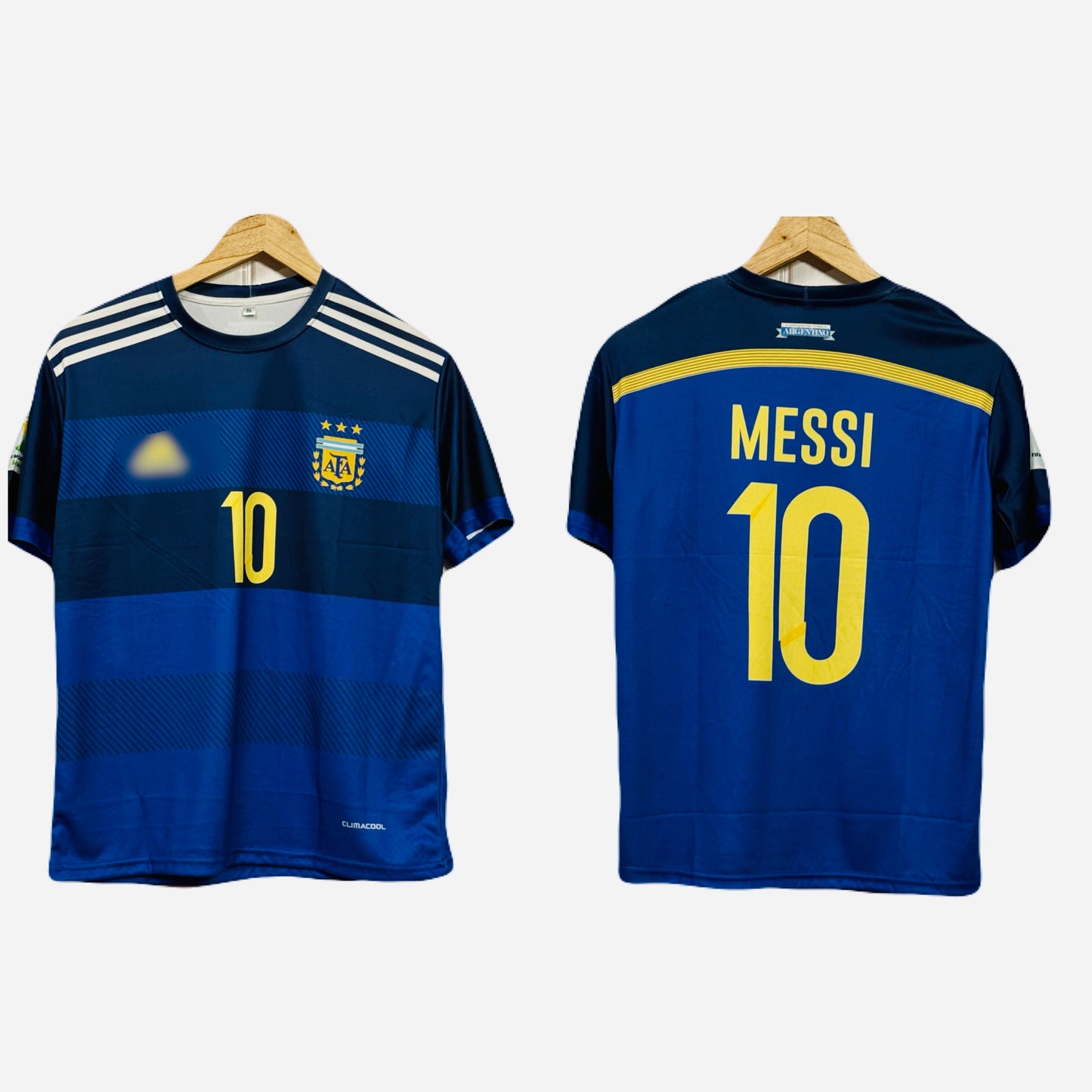 Argentina 2014 Away kit Messi Half Sleeve - P895 bmg store