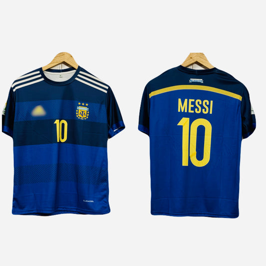 Argentina 2014 Away kit Messi Half Sleeve - P895 bmg store
