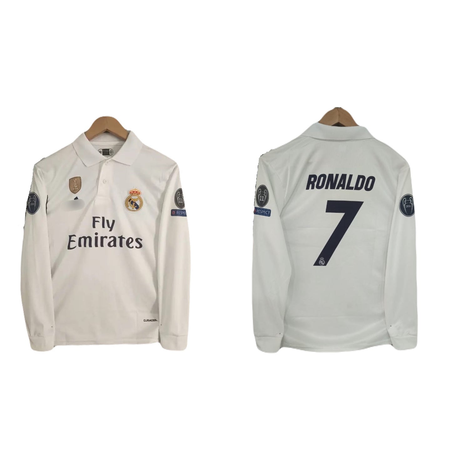 Real Madrid 2016-17Home Kit Ronaldo Full Sleeve Embroidery - P1585