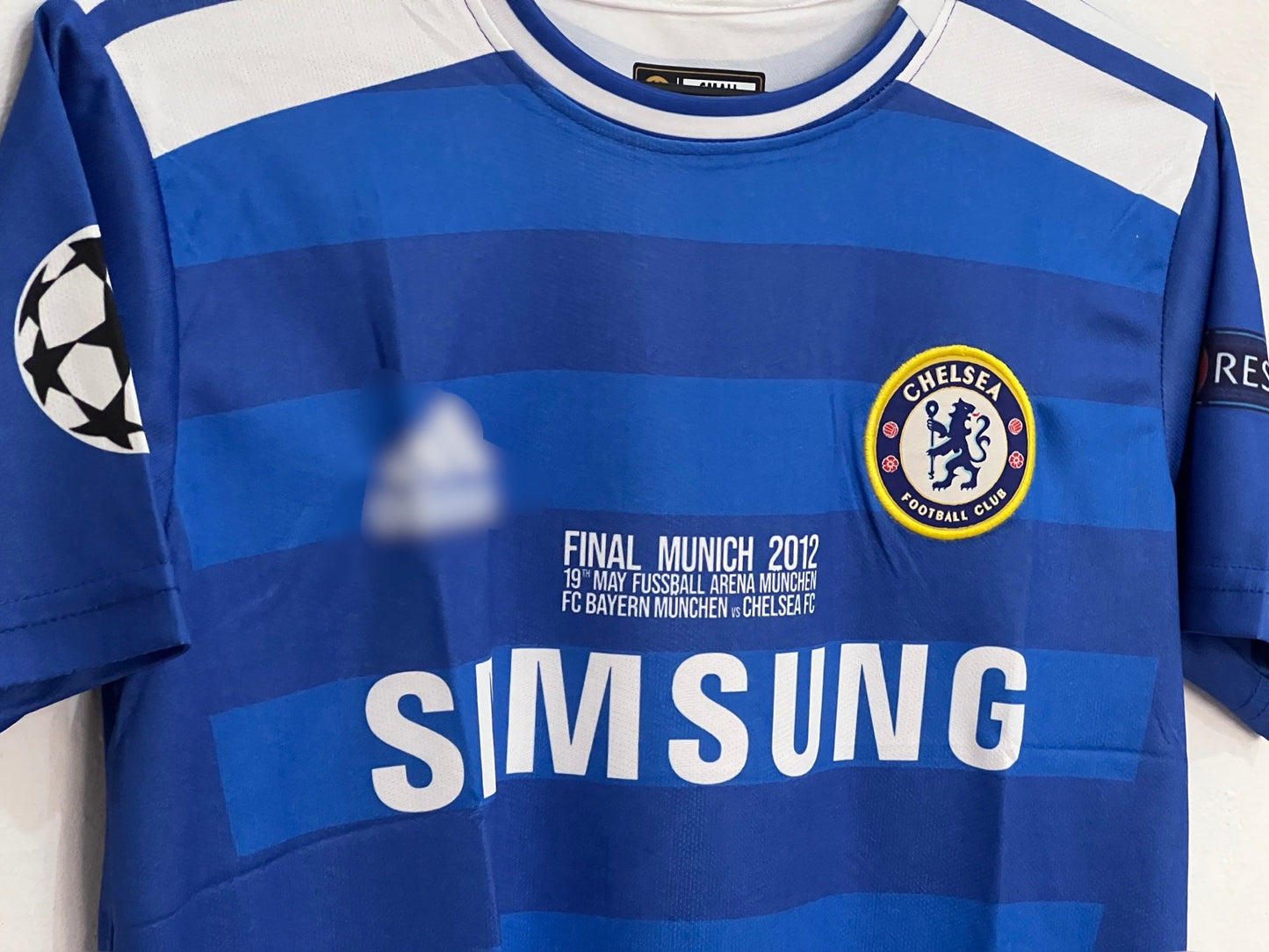 Best retro jersey Chelsea 2012 Ucl final edition Drogba P133