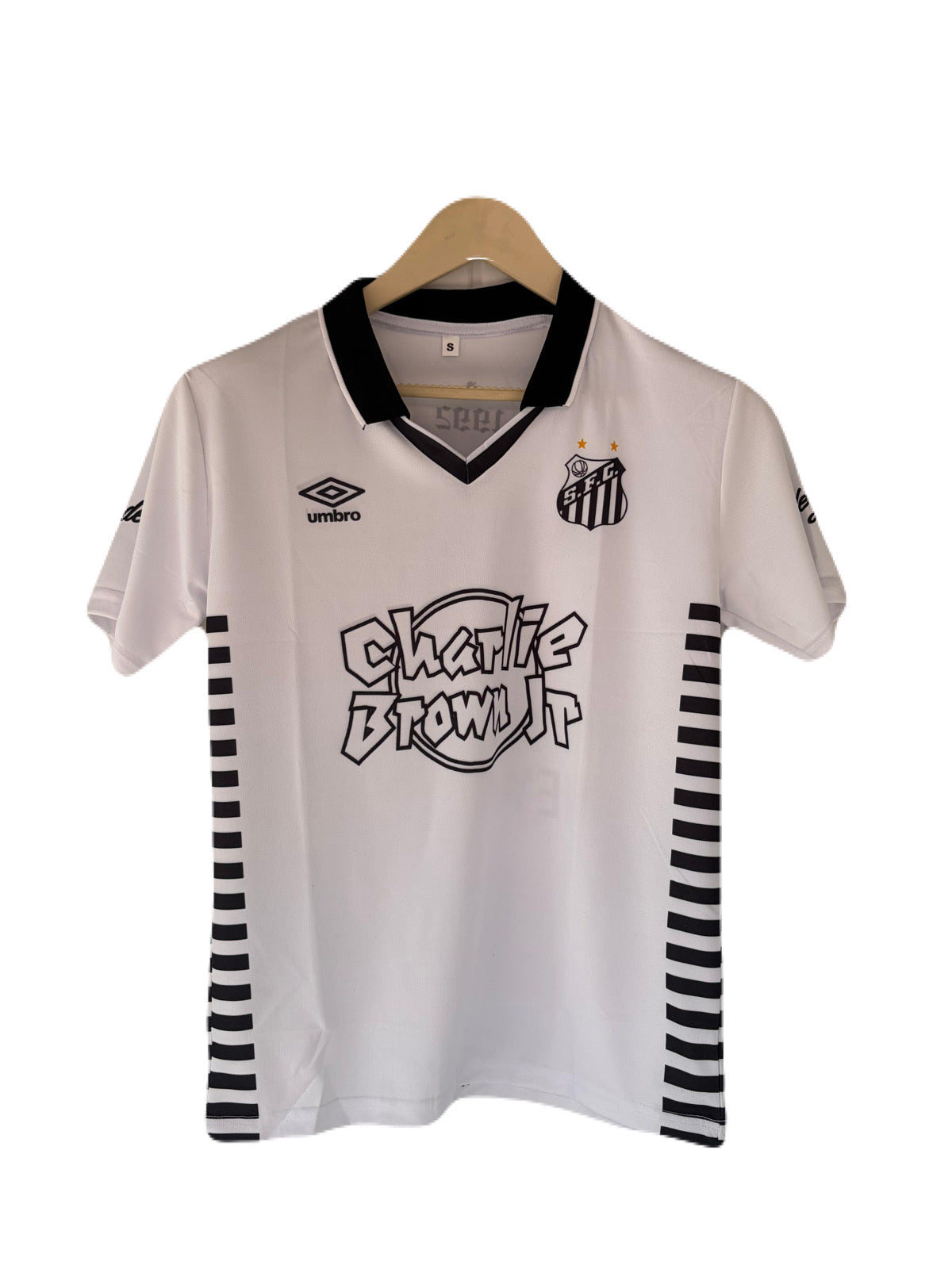 SantosXCharlie Edition Neymar Half  Sleeve Collar Sublimtion jersey - P1610