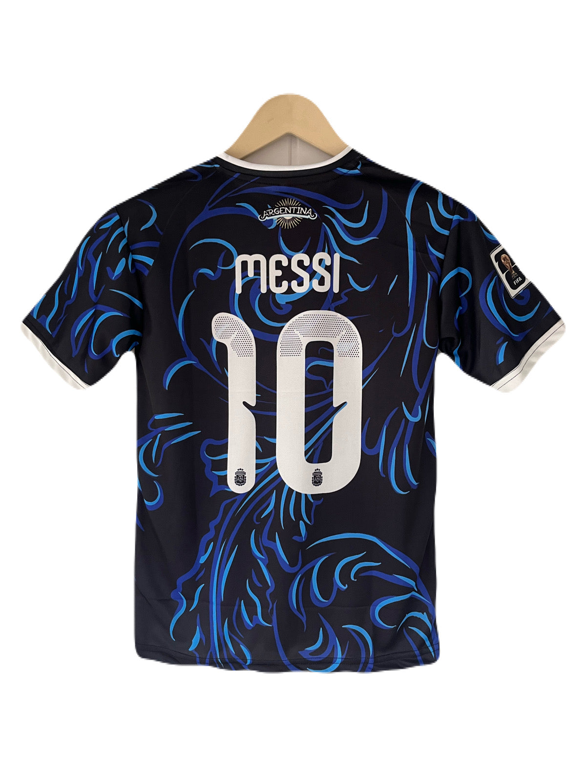 Messi  Argentina 2026 Worldcup Away Half Sleeve Jersey -