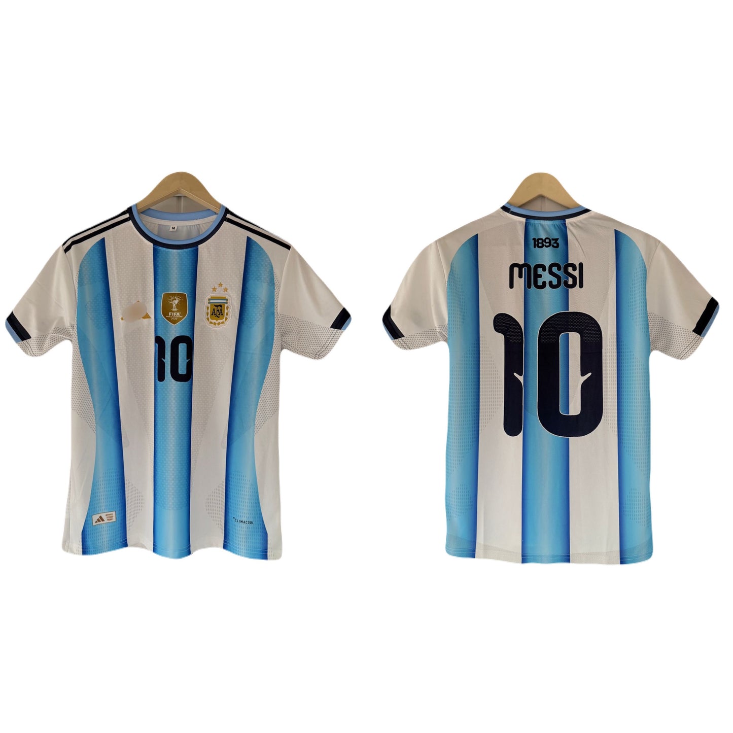 Messi Argentina 2026 World Cup Home Kit  Half Sleeve embroidery -