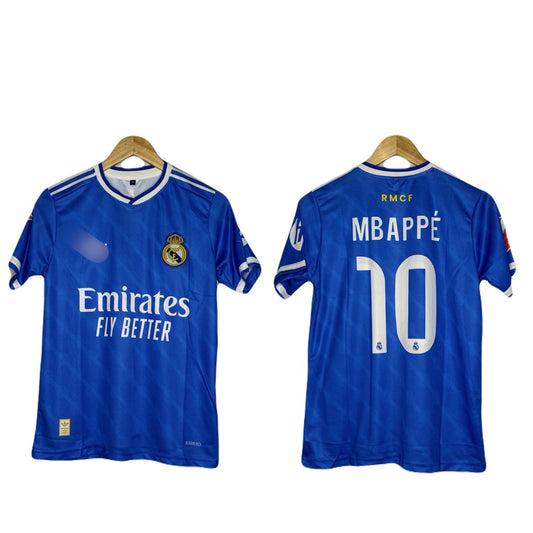 Real Madrid 2025-26 Third Kit Mbappe Half Sleeve -bmg store