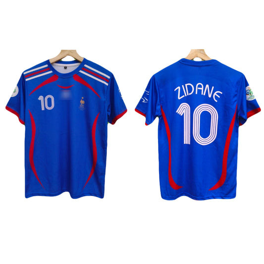 Best retro jersey france 2006/07 home zidane - P7