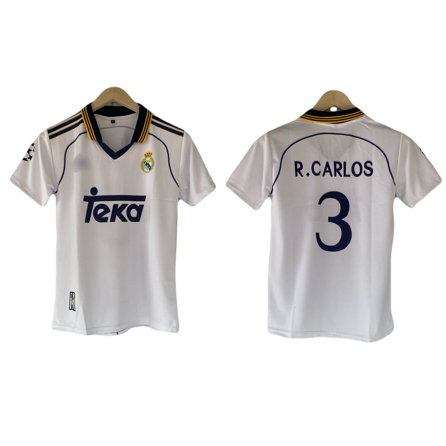 Carlos Real madrid half collar sublimation jersey - P2397