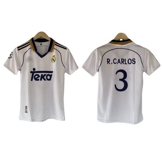 Carlos Real madrid half collar sublimation jersey - P2397