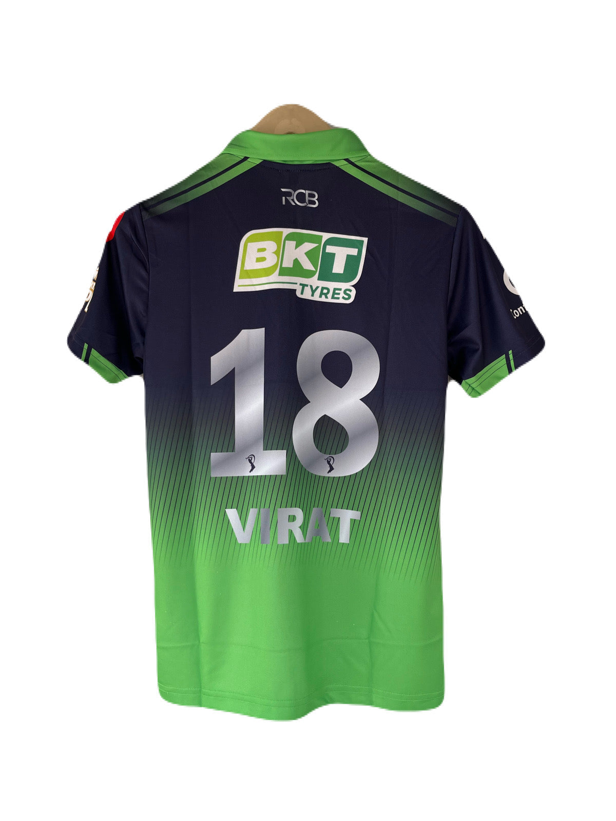 virat kohli 2026 IPL away half sleeve collar zip jersey -