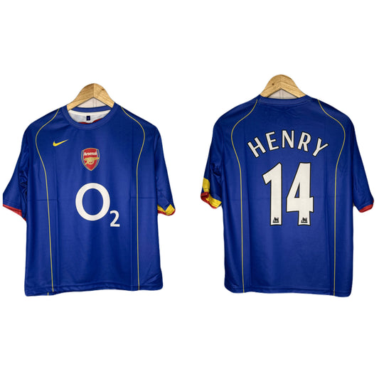 Arsenal  2004-05 Away Kit Henry Five Sleev - P1054
