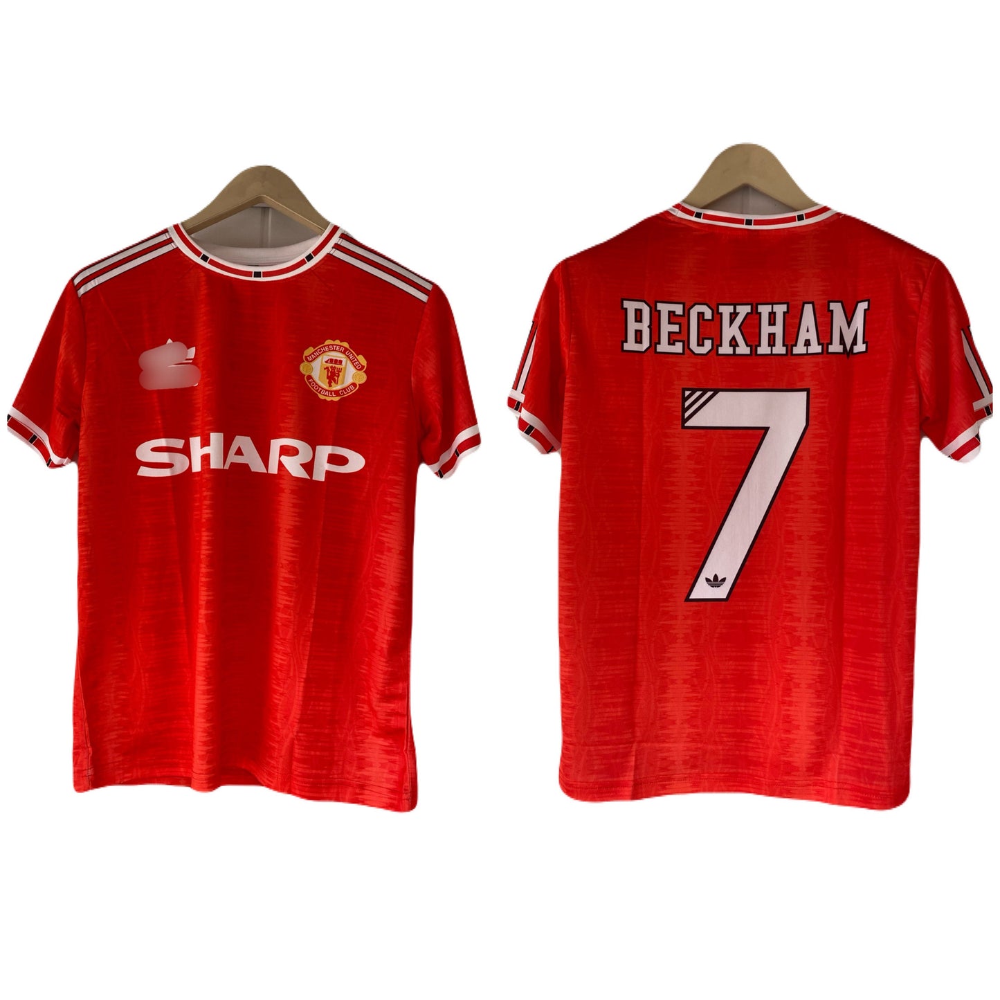 Beckham Manchester United 1998 half sleeve sublimation jersey - P2072