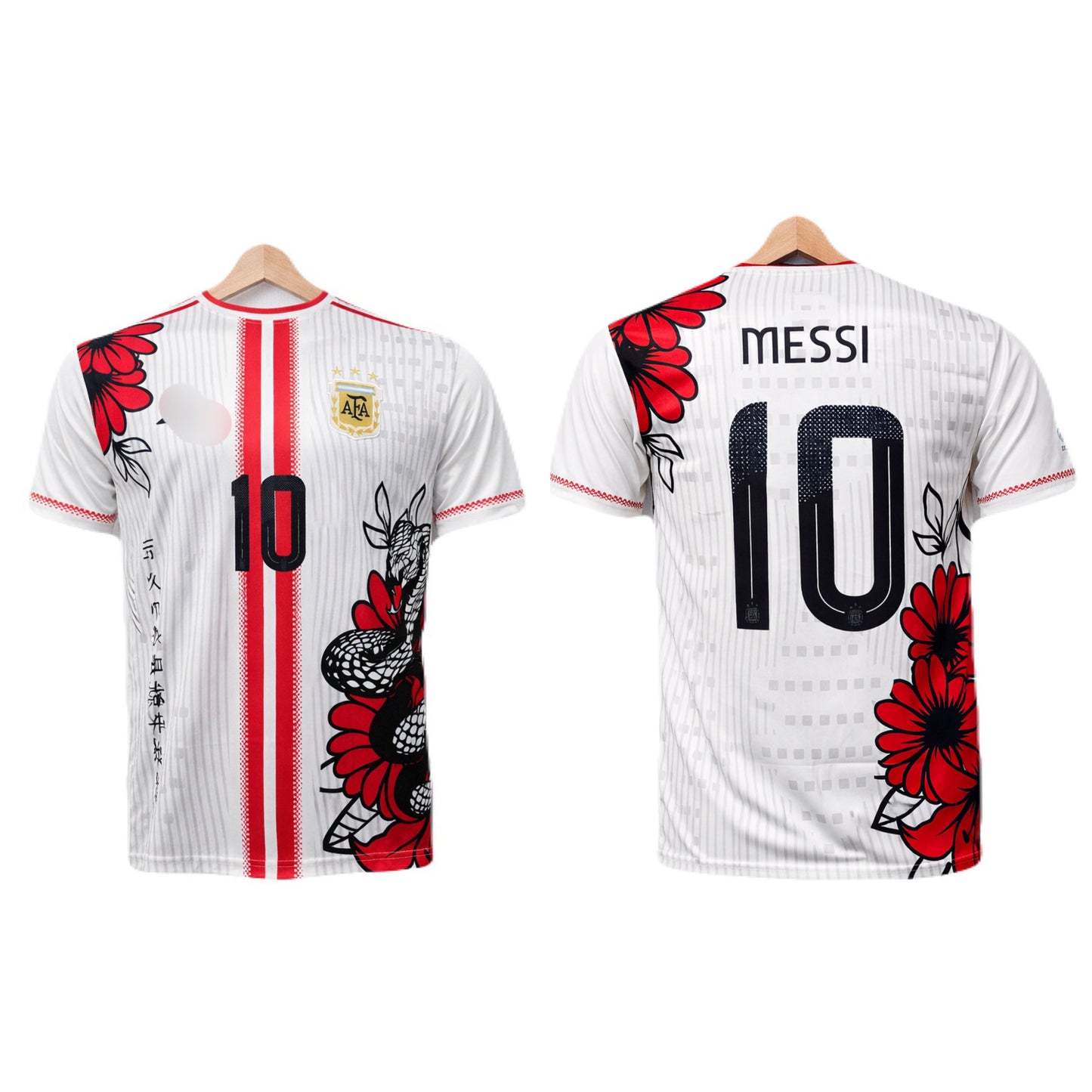 Argentina Dragon edition Messi Half sleeve - P1337