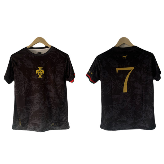 Portugal goat’Siu’ Edition Ronaldo Half Sleeve Embroidery -  P2004