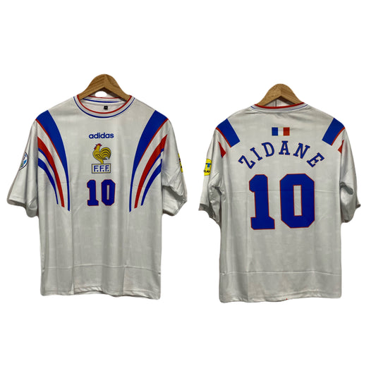 France 1996-97 Away Zidane Five sleeve - P198 - bmg store