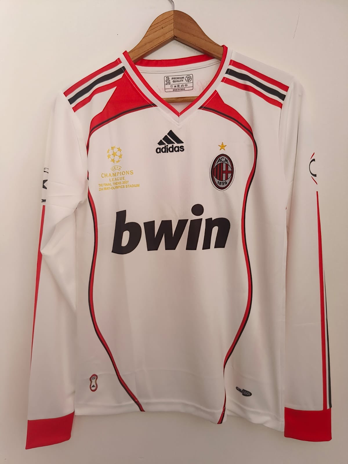 AC MILAN FULL SLEEVE  2006/07  UCL FINAL EDITION MALDINI  P284 bmg store