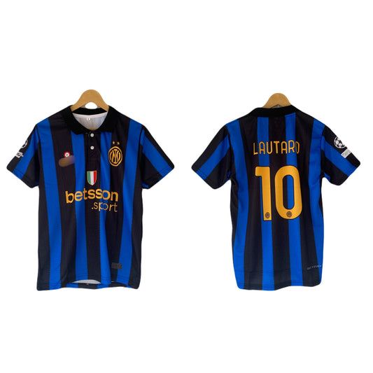 Lautaro Martinez Inter Milan Home Collar Half Sleeve Jersey Sublimation -  P2721 | BMG STORE
