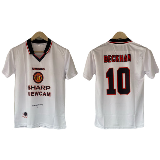 Beckham Manchester united half sleeve collar sublimation jersey - P2160