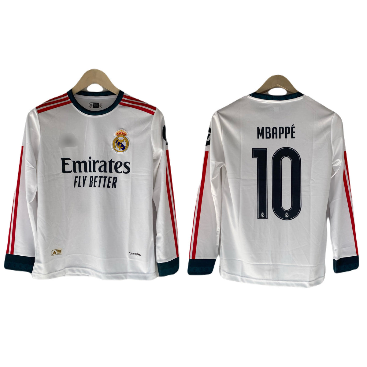 Mbappe Real madrid 2026/27 home kit full sleeve embroidery - P2484 | BMG STORE