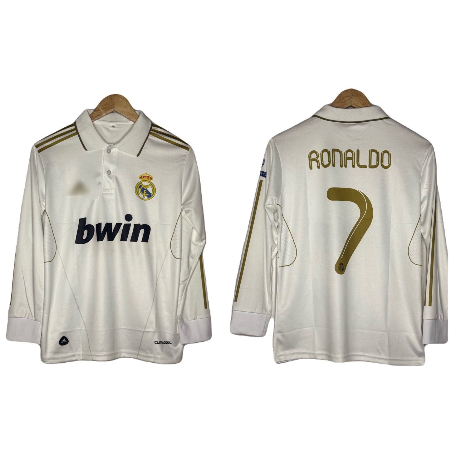Best retro jersey Realmadrid 2011/12 home jersey Ronaldo full sleeve P405 - bmg store