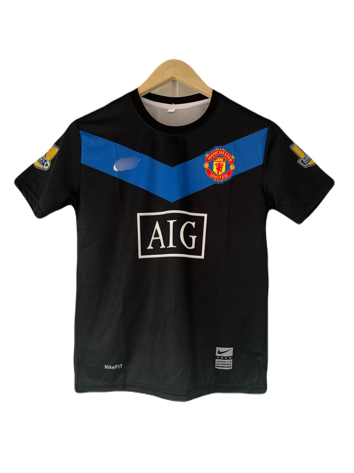 Ronaldo Manchester United 2007 Away half Sleeve Jersey -