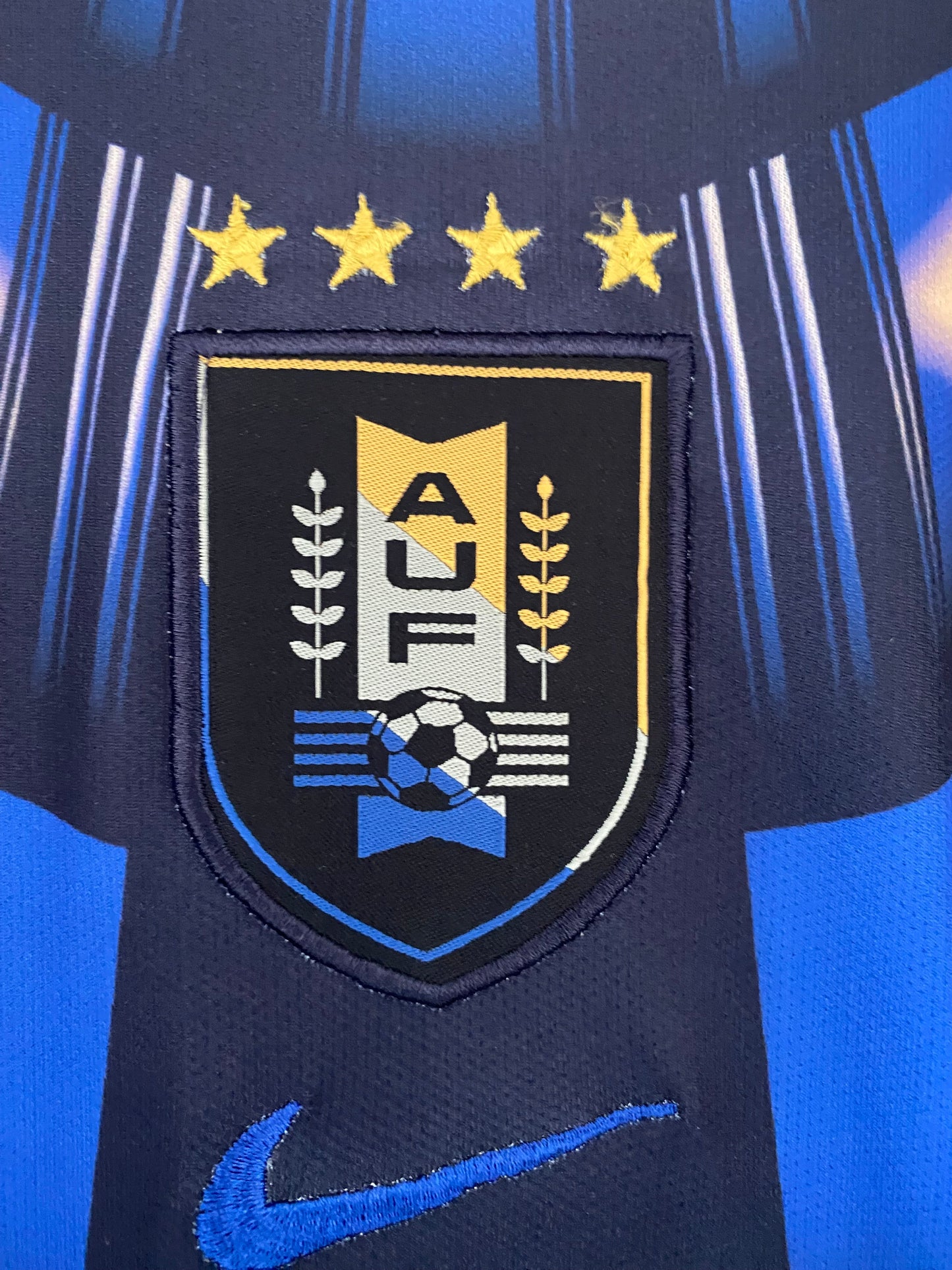 Valverde Uruguay 2026 World cup away Five sleeve Embroidery Jersey -