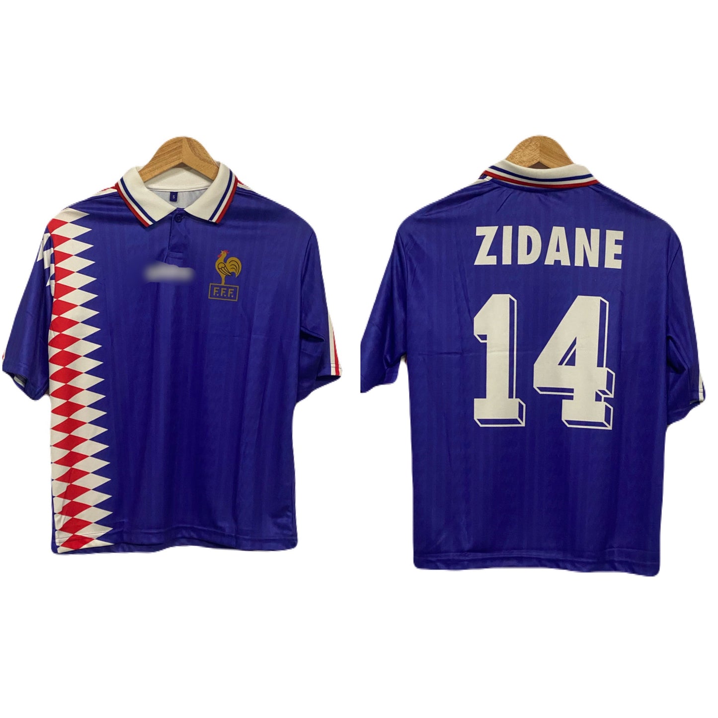 France 1994 Home jersey Zidane Five sleeve - P117 - bmg store