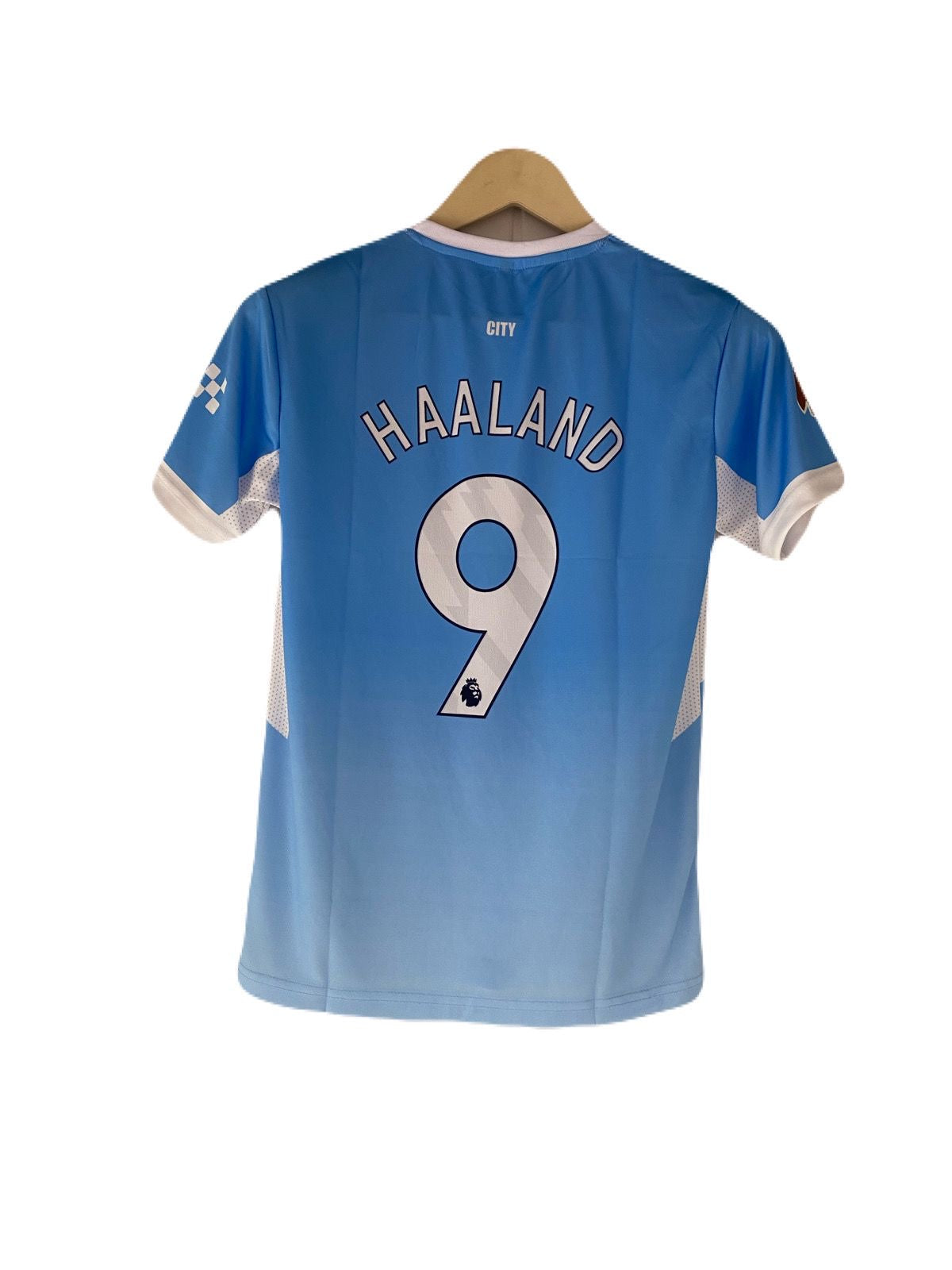 Halland Manchester City New season Half Sleeve embroidery jersey -