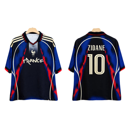 Zidane France Five Sleeve Collar Sublimation jersey - P2748 | BMG STORE