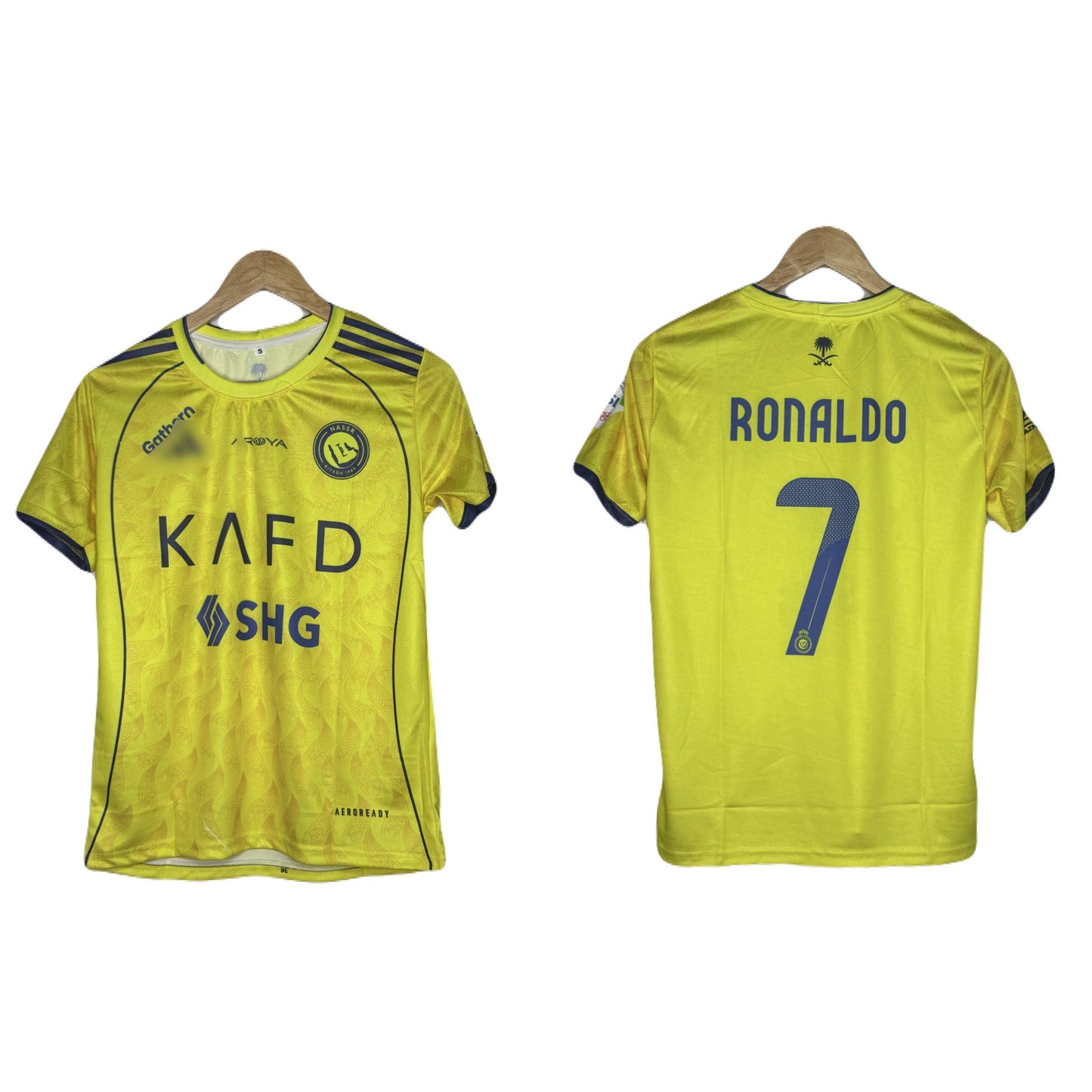 Al Nasrr 2025-26 Home Kit Ronaldo Half Sleeve - P970 bmg store