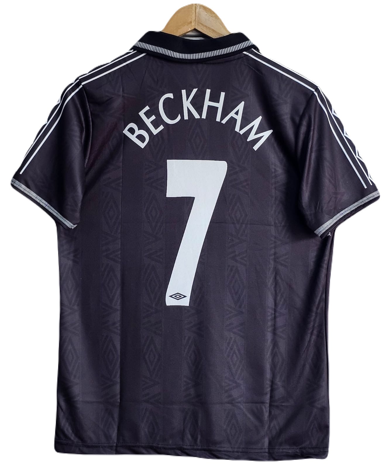 Beckham Manchester united 90S Edition collar  half sleeve jersey -