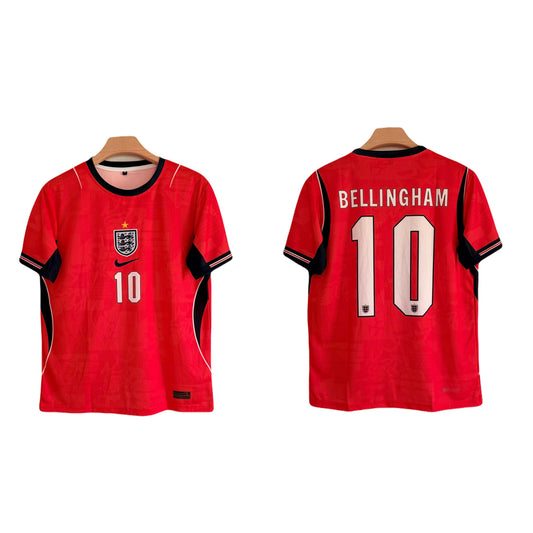 England 2026 World Cup Away Bellingham Half Sleeve Embroidery Jersey -  P1634